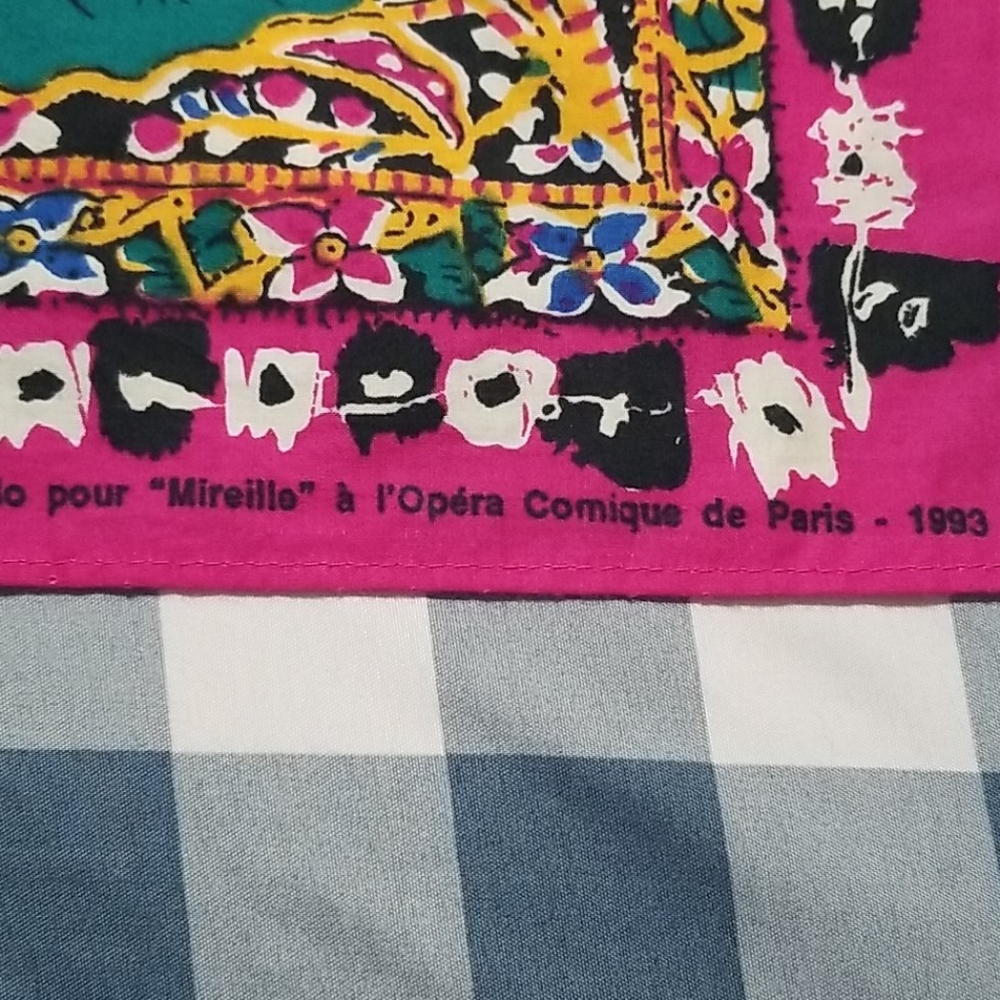 1993 Cree par Christian Lacroix scarf - Picture 7 of 14